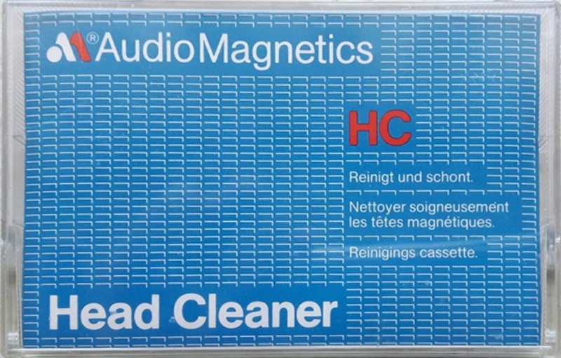 Compact Cassette Audio Magnetics Cleaning Cassette 1985 Europe
