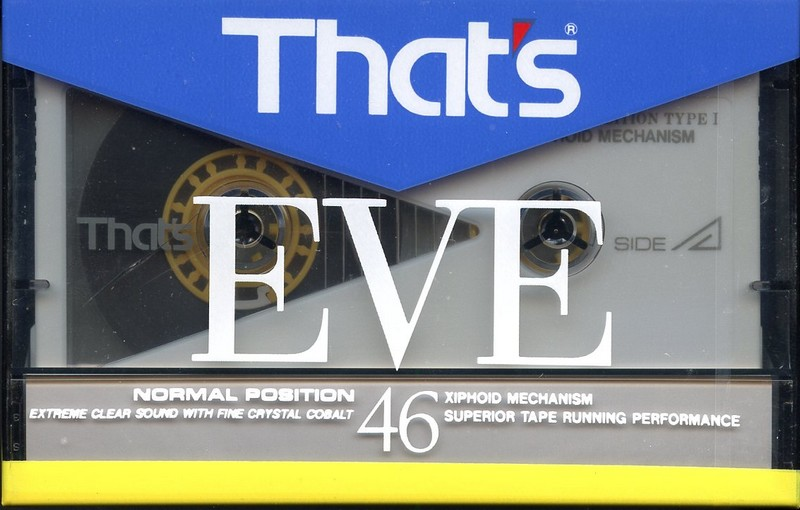 Compact Cassette Thats EVE 46 Type I Normal 1987 Japan