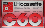 Compact Cassette BASF LH 60 Type I Normal 1976 Germany