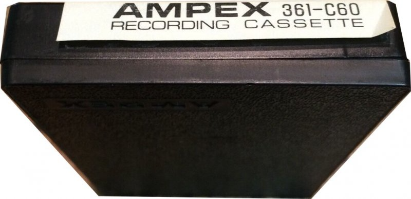 Compact Cassette Ampex 361 60 Type I Normal 1969 USA