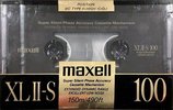 Compact Cassette Maxell XLII-S 100 Type II Chrome 1988 Europe
