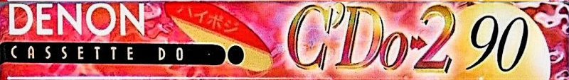 Compact Cassette Denon CDo 2 90 Type II Chrome 1995 Japan