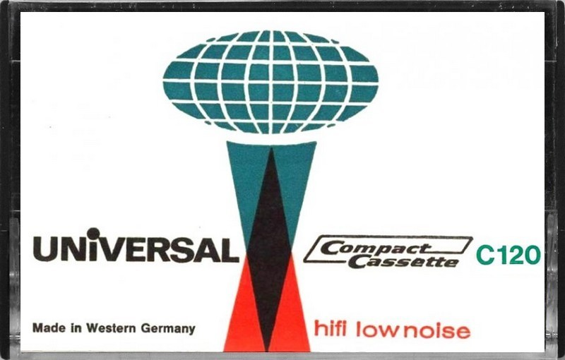 Compact Cassette Universal 120 Type I Normal 1972 Europe