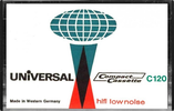 Compact Cassette Universal 120 Type I Normal 1972 Europe