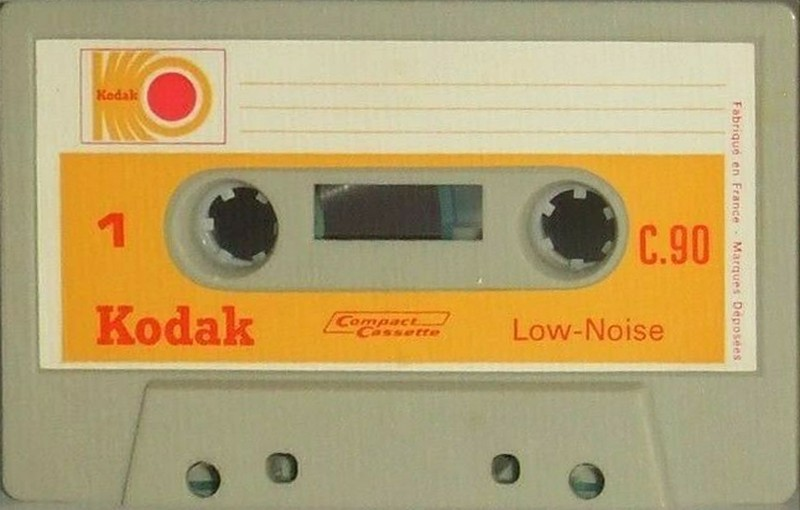 Compact Cassette Kodak 90 Type I Normal 1971 Europe