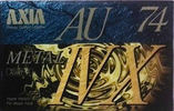 Compact Cassette AXIA AU-IVx 74 "AU4X A 74" Type IV Metal 1993 Japan