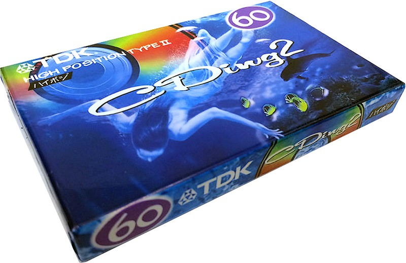 Compact Cassette TDK CDing 2 60 "CD2-60R" Type II Chrome 1998 Japan