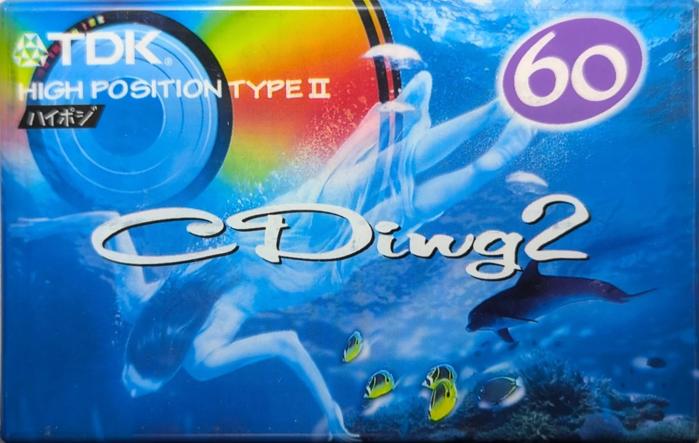 Compact Cassette TDK CDing 2 60 "CD2-60R" Type II Chrome 1998 Japan