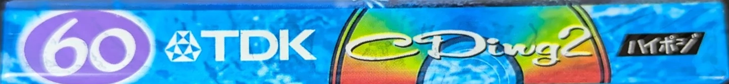 Compact Cassette TDK CDing 2 60 "CD2-60R" Type II Chrome 1998 Japan