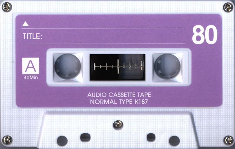 Compact Cassette Daiso K187 80 "№ 125" Type I Normal 2005 Brazil