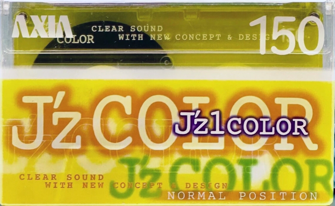 Compact Cassette AXIA J`z 1 Color 150 "JZ1J 150" Type I Normal 2000 Japan
