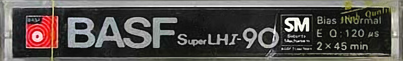 Compact Cassette BASF Super LH I 90 Type I Normal 1978 Japan