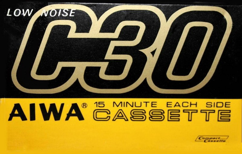 Compact Cassette Aiwa 30 Type I Normal 1970 Japan