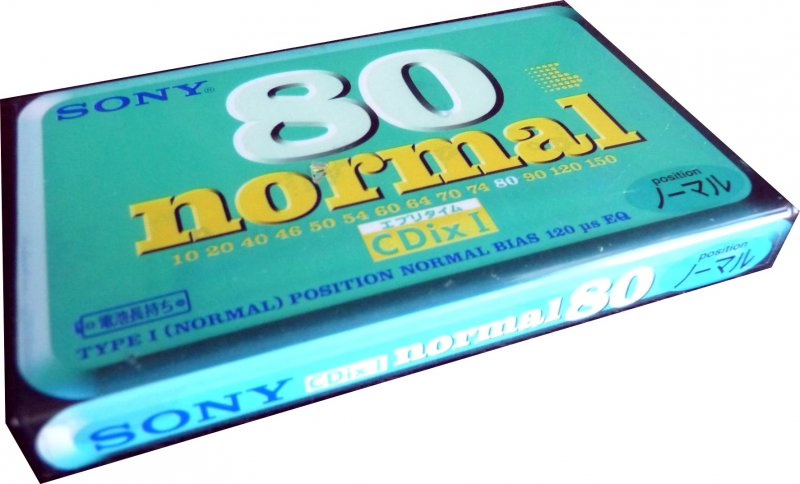 Compact Cassette Sony CDix I 80 "C-80CDX1D" Type I Normal 1996 Japan