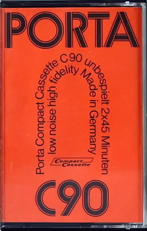 Compact Cassette Porta 90 Type I Normal Germany