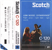 Compact Cassette Scotch Dynarange 120 "C-120-LD" Type I Normal 1973 Japan