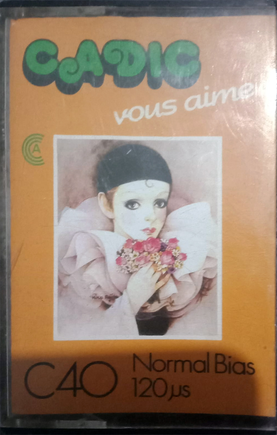 Compact Cassette Cadic vous aime 40 Type I Normal Algeria