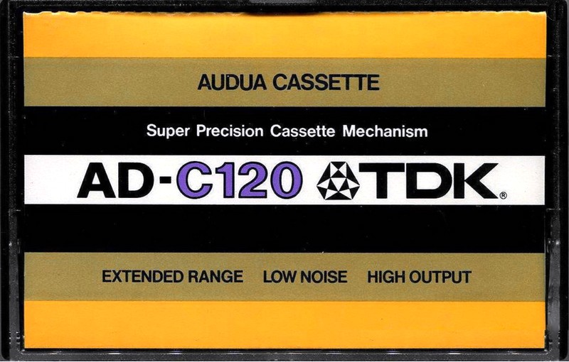 Compact Cassette TDK Audua 120 Type I Normal 1977 Europe, USA