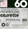Compact Cassette International 60 Type I Normal Hong Kong