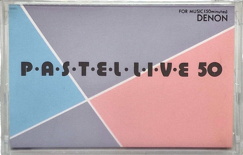 Compact Cassette Denon DX1 50 "Pastel Live W50" Type I Normal 1984 Japan