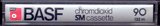 Compact Cassette BASF Chromdioxid 90 Type II Chrome 1978 Europe