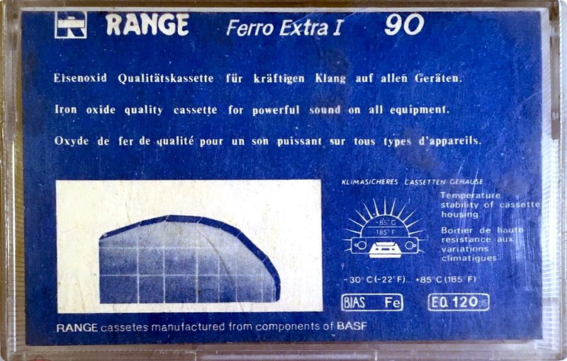 Compact Cassette Range 90 Type I Normal Russia