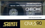 Compact Cassette Sanji CRX-S 90 Type II Chrome 1990 Japan
