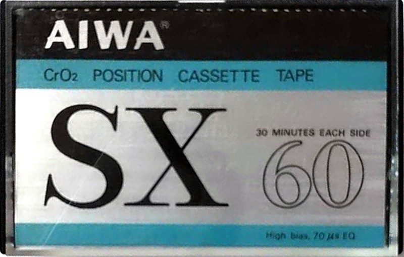 Compact Cassette Aiwa SX 60 Type II Chrome 1979 Japan