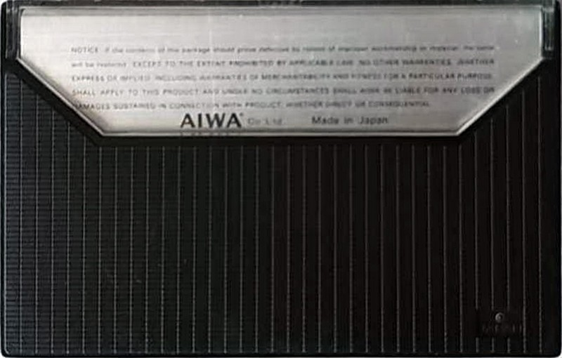 Compact Cassette Aiwa SX 60 Type II Chrome 1979 Japan