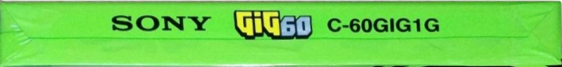 Compact Cassette Sony GIG-1 60 "C-60GIG1G" Type I Normal 2001 Thailand