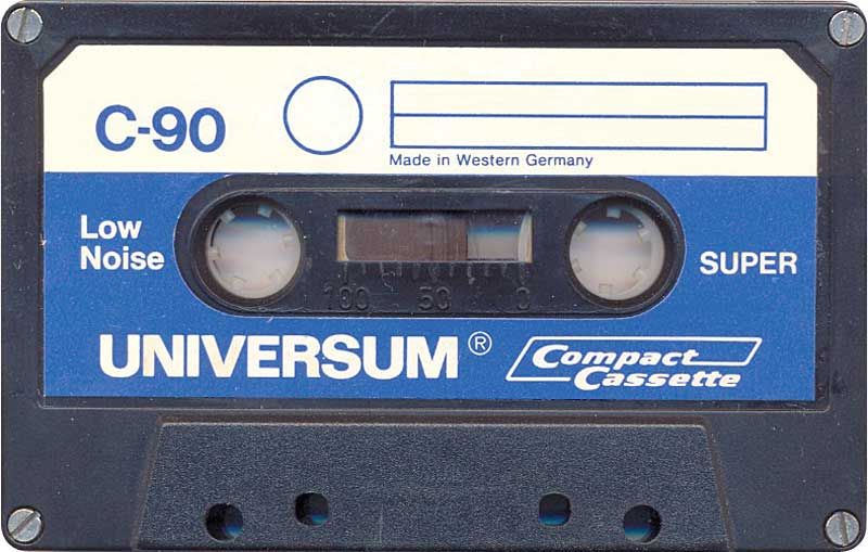 Compact Cassette Universum 90 Type I Normal 1975 Europe