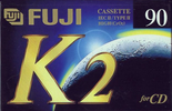 Compact Cassette Fuji K2 90 Type II Chrome 1995 Europe