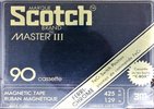 Compact Cassette Scotch Master III 90 Type III Ferro Chrome 1978 Canada