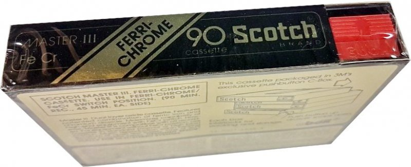 Compact Cassette Scotch Master III 90 Type III Ferro Chrome 1978 Canada