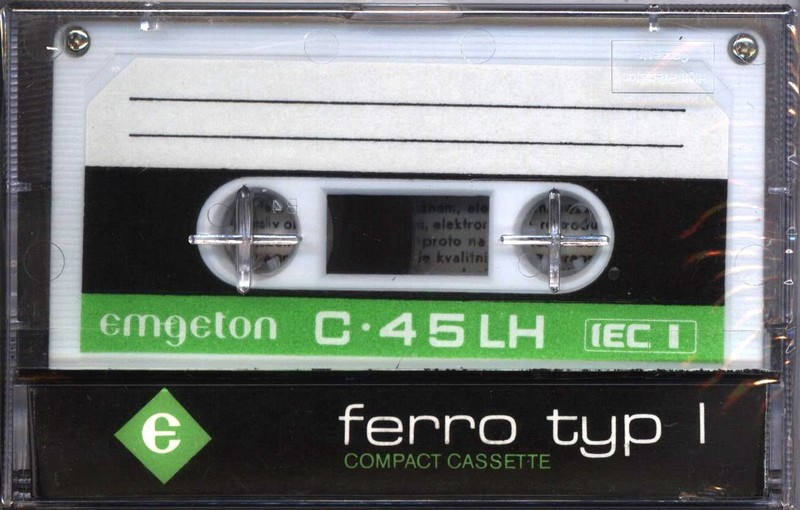 Compact Cassette Emgeton LH 45 Type I Normal 1985 Czechoslovakia