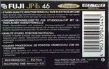 Compact Cassette Fuji JP-IIx 46 Type II Chrome 1990 Europe