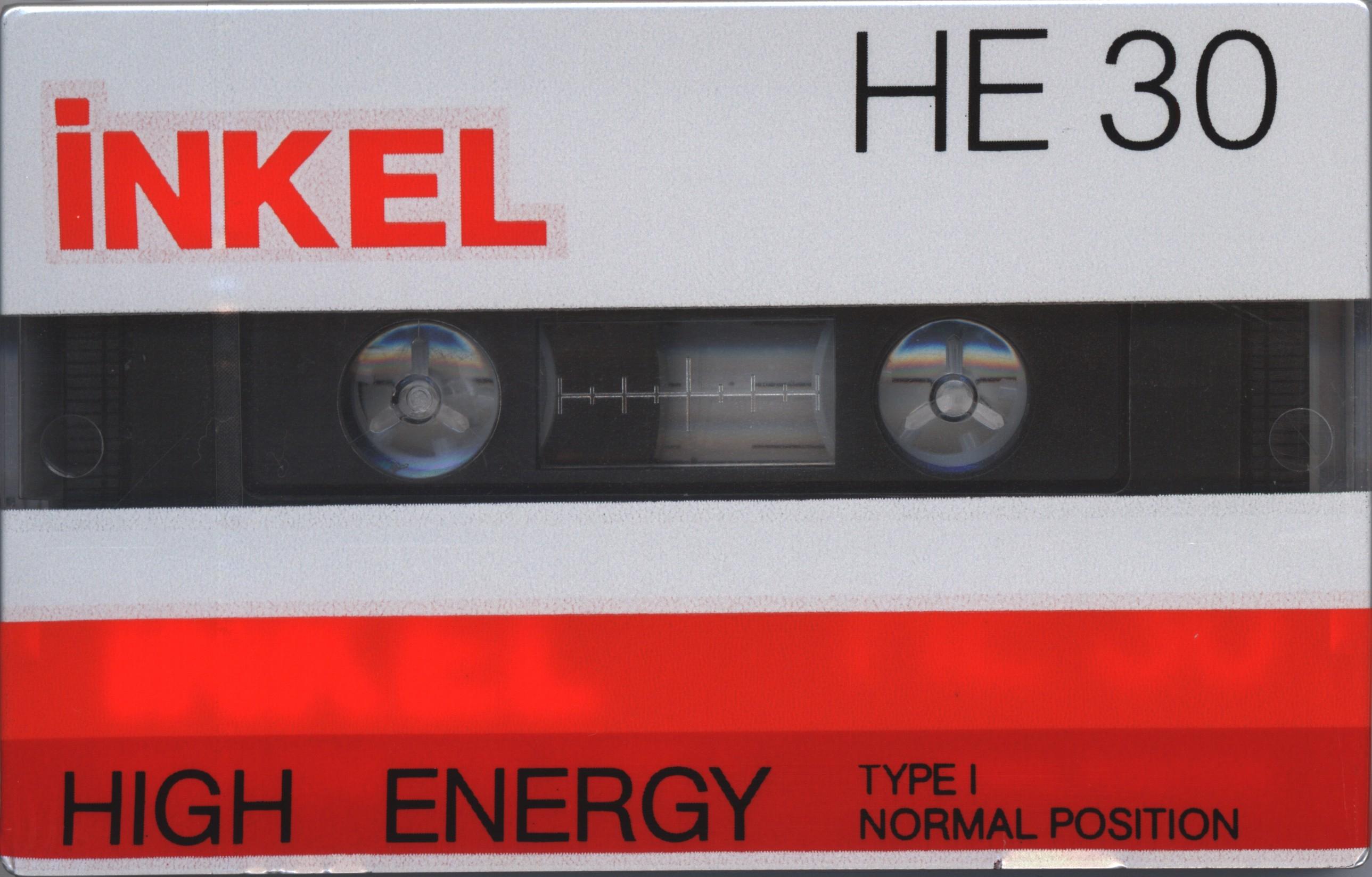 Compact Cassette Inkel HE 30 Type I Normal 1985 Spain