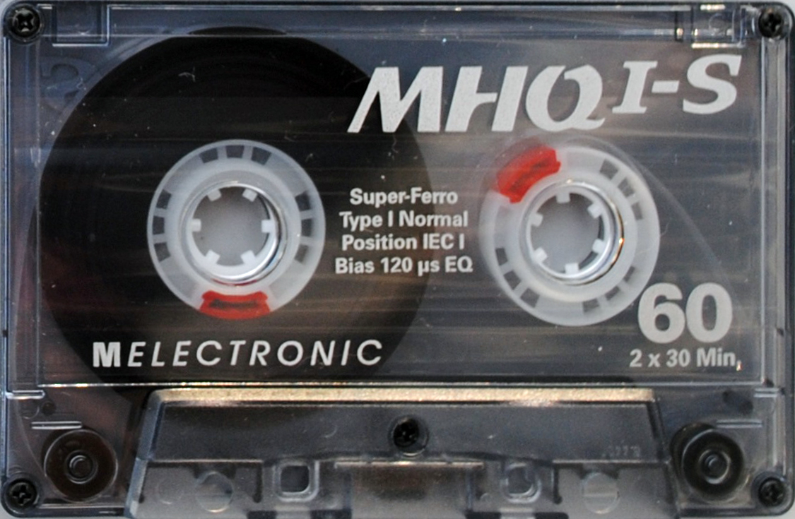 Compact Cassette Melectronic MHQ I-S 60 Type I Normal 1996 Switzerland