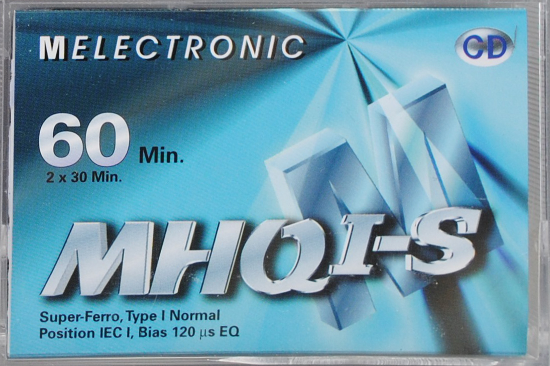 Compact Cassette Melectronic MHQ I-S 60 Type I Normal 1996 Switzerland