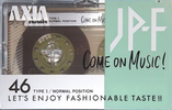 Compact Cassette AXIA JP-F 46 "JP-F G 46" Type I Normal 1989 Japan