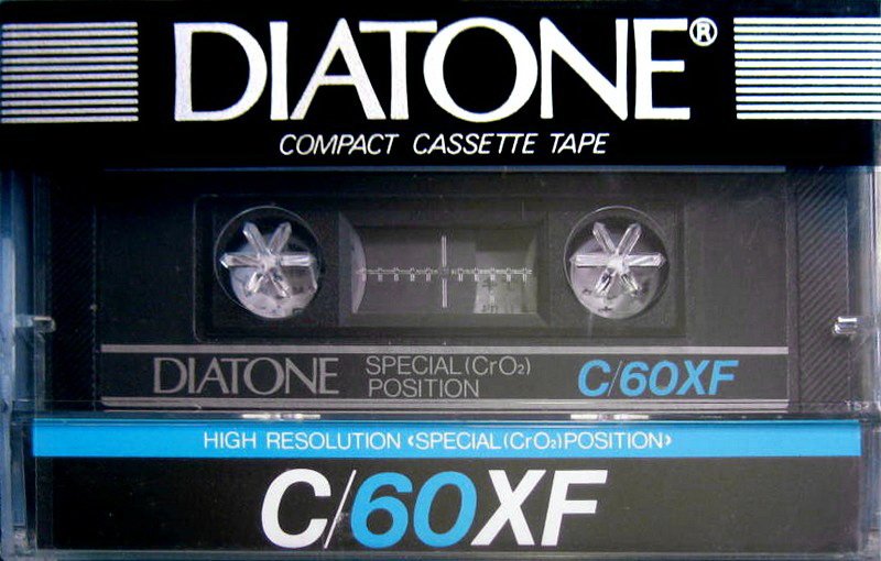 Compact Cassette Diatone XF 60 Type II Chrome 1983 Japan