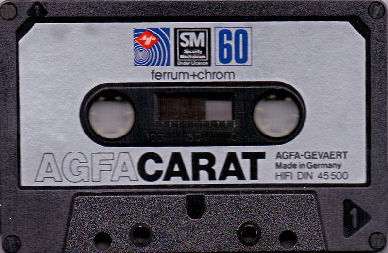 Compact Cassette AGFA CARAT 60 Type III Ferro Chrome 1978 Europe