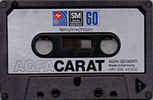 Compact Cassette AGFA CARAT 60 Type III Ferro Chrome 1978 Europe