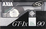 Compact Cassette AXIA GT-Ix 90 "GT-1x B 90" Type I Normal 1989 Japan