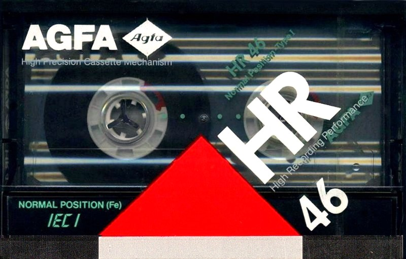 Compact Cassette AGFA HR 46 Type I Normal 1989 Europe