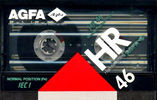 Compact Cassette AGFA HR 46 Type I Normal 1989 Europe