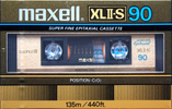 Compact Cassette Maxell XLII-S 90 Type II Chrome 1982 Europe
