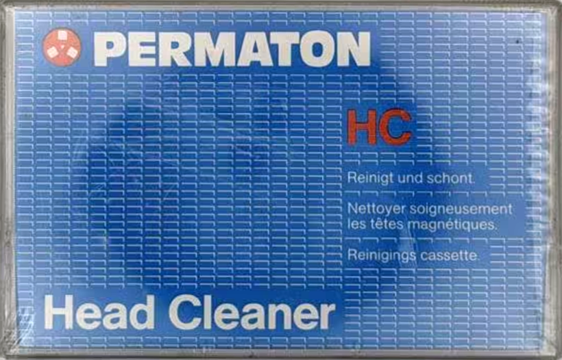 Compact Cassette Permaton "HC" Cleaning Cassette 1985 Europe