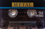 Compact Cassette Sony CDit IV 94 "CDIT4-94" Type IV Metal 1990 North America