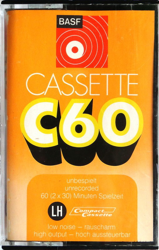 Compact Cassette BASF LH 60 Type I Normal 1973 Europe